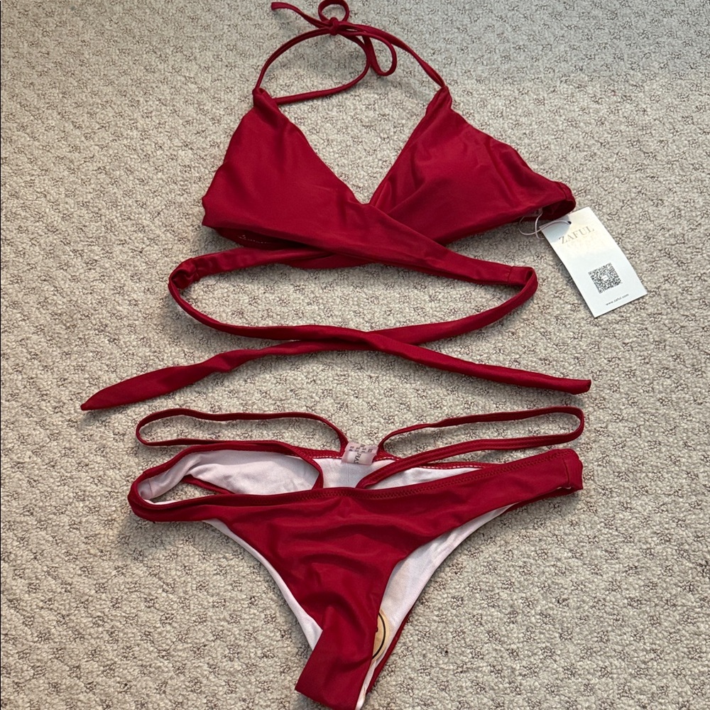 Red Bikini Set